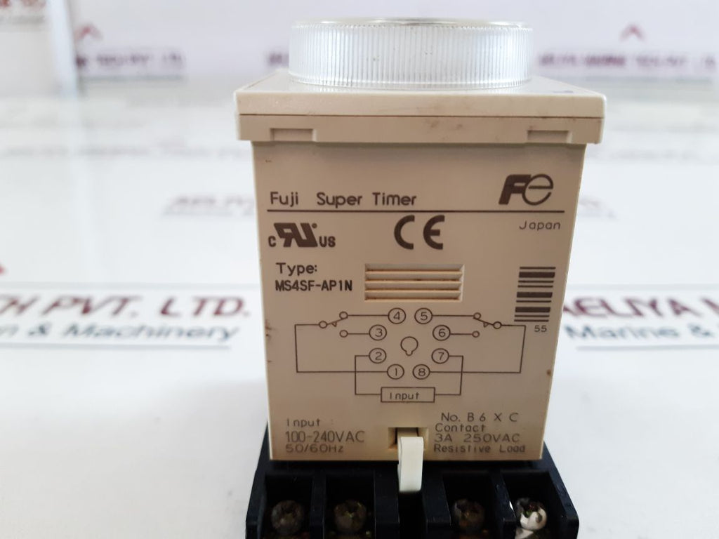 Timer Power Fuji Fuji Electric Ms4Sf-ap1N Super Timer With Base – Aeliya Marine
