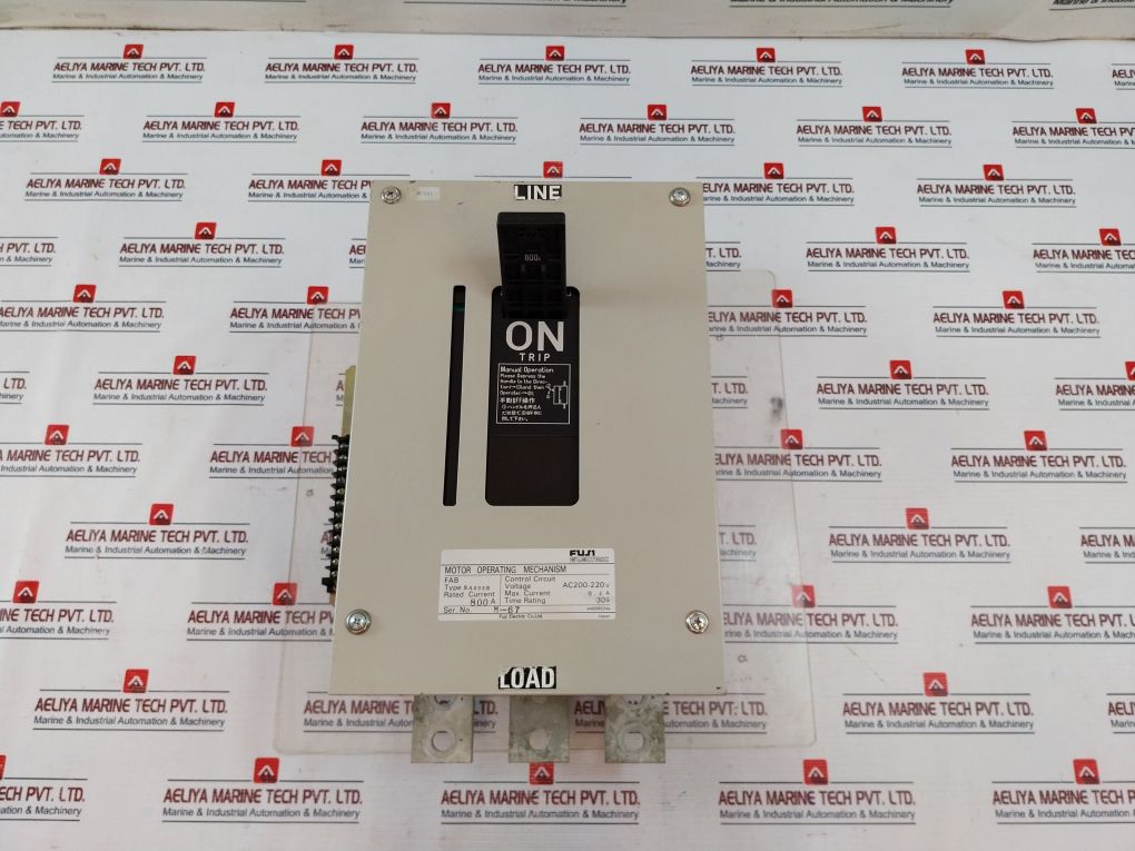 Fuji Electric Sa803R Molded Case Circuit Breaker 3 Pole 50/60Hz