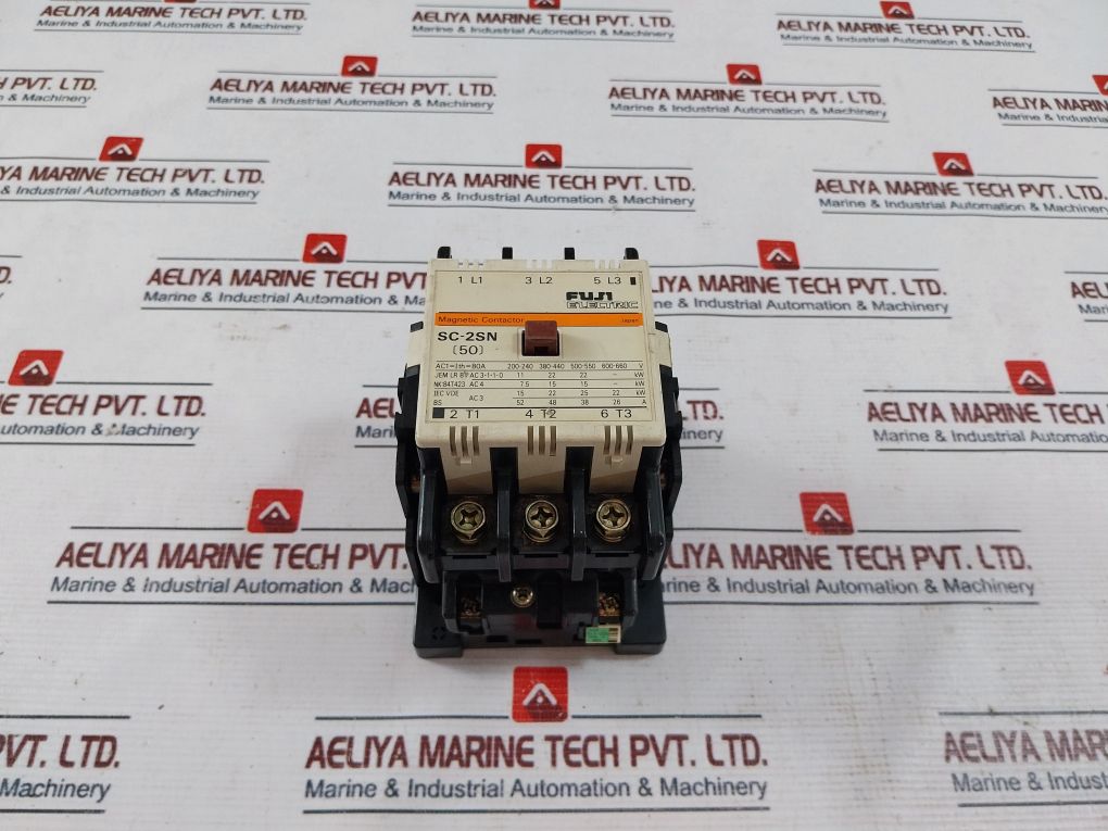 Fuji Electric Sc-2Sn Magnetic Contactor 80A 100-110V 60Hz