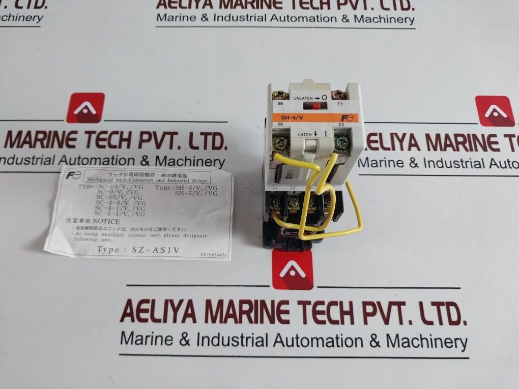 Fuji Electric Sh-4/V Latch Unit 10A 4Sh431 Sz-as1V