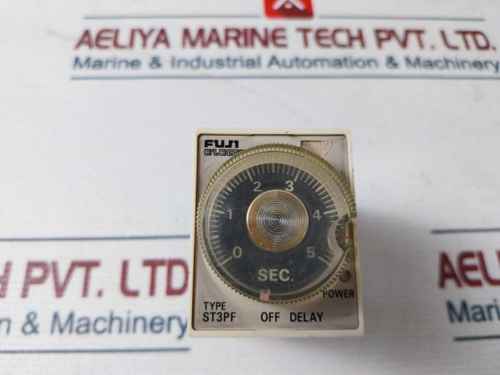Fuji Electric St3Pf Off-delay Timer 3A 250 Vac 0-5 Sec