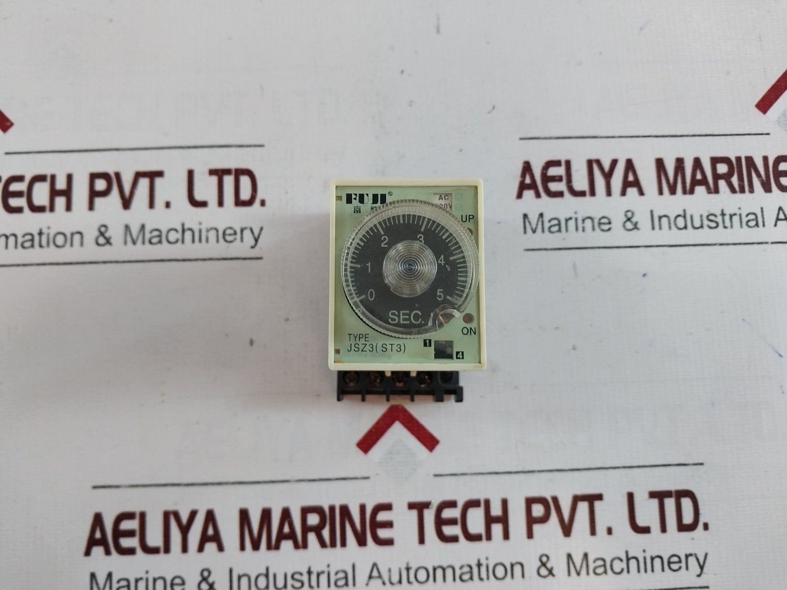 Fuji St3Pa-a Time Delay Relay Jsz3 (St3) 0-5 Sec. With Socket