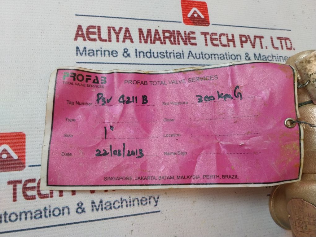 Fukui Fb4X-p Pop Safety Valve