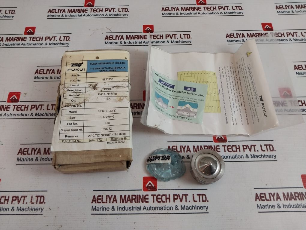 Fukui Seisakusho B637-n07750 Main Boiler Part Superheater Safety Valve