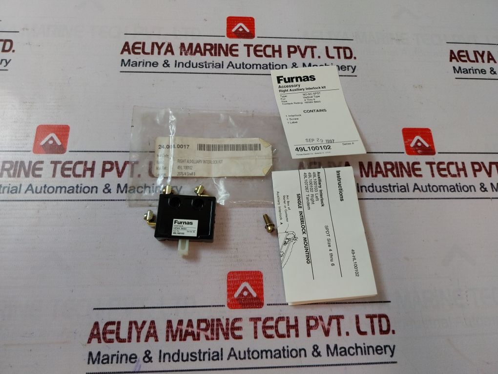 Furnas 49L100102 Right Auxiliary Interlock Kit