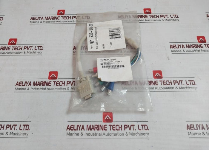 Furuno 001-235-030-00 Connector Assembly Bncx5-dsub15-l400, 24S0250-1