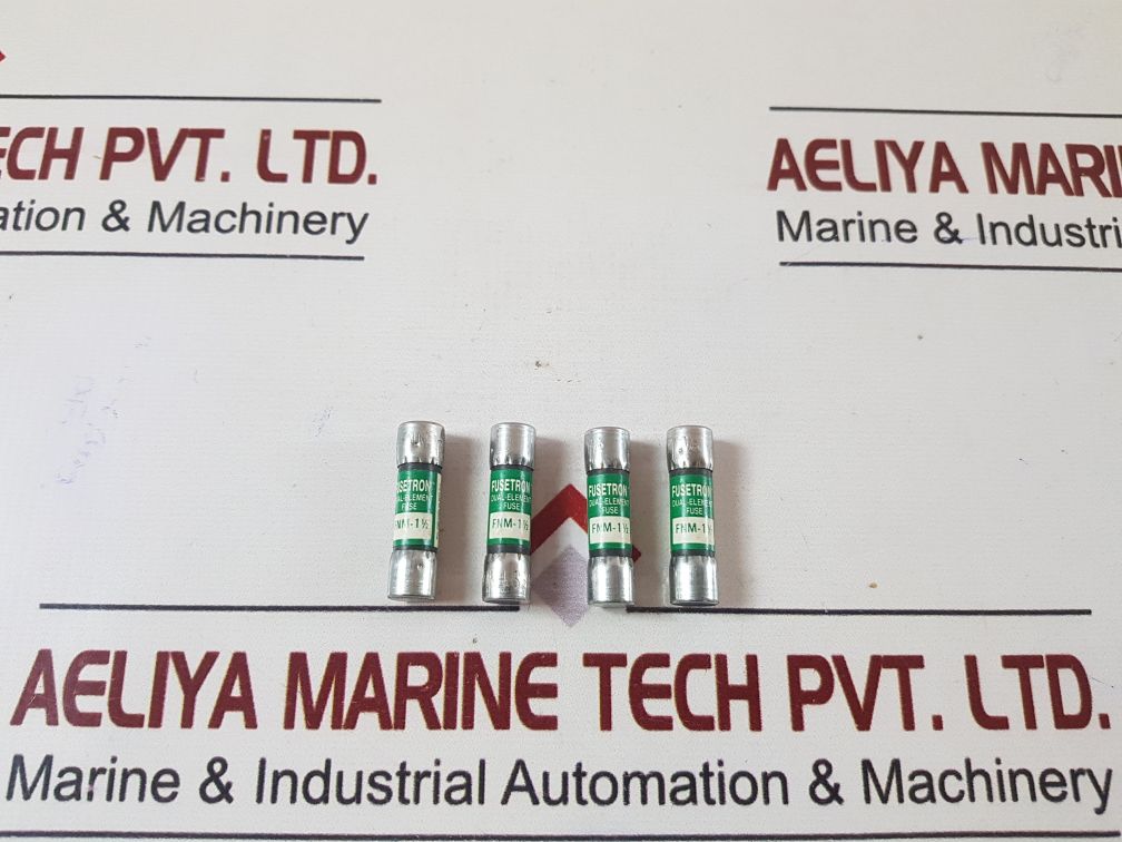 Set Of 4X Fusetron Fnm-1 1/2 Fuse