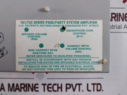 Gai-tronics 701/723 Series Page Party System Amplifier 701-302