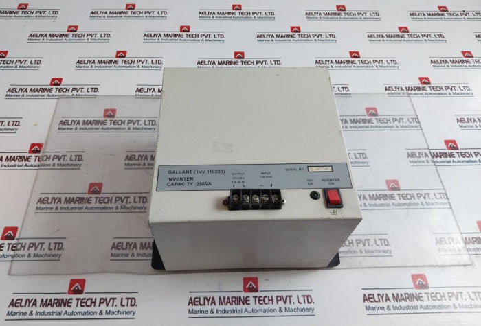 Gallant Inv 110250 Inverter Capacity 250Va Input 110Vdc Output 110Vac