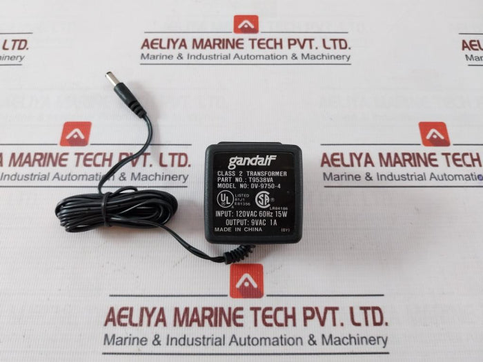 Gandalf Dv-9750-4 Adapter 120Vac 60Hz 15W T9538Va E81356 