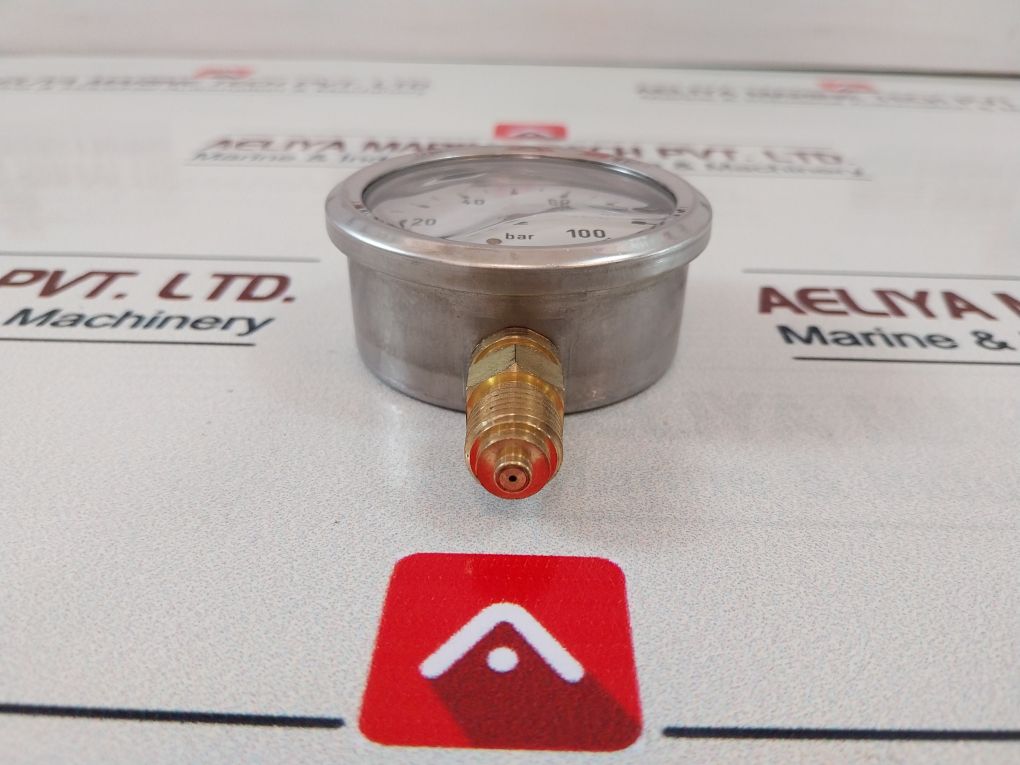 Gasli En 837-1 Pressure Gauge 0-100 Bar 2000952 – Aeliya Marine