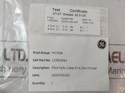 Ge 110003064 Fibre Optic Cable St 6.25M Orange St-st Simplex 62.5/125