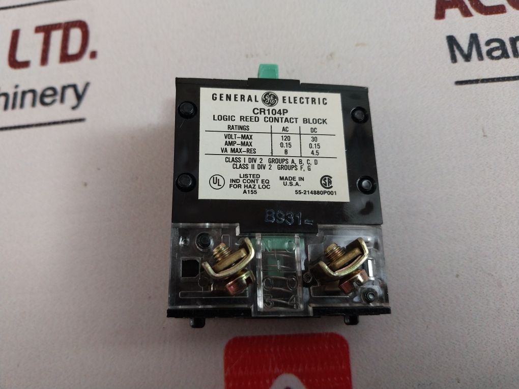 Ge Cr104Psg21B Selector Switch 2 Position Maintained Without Contact B