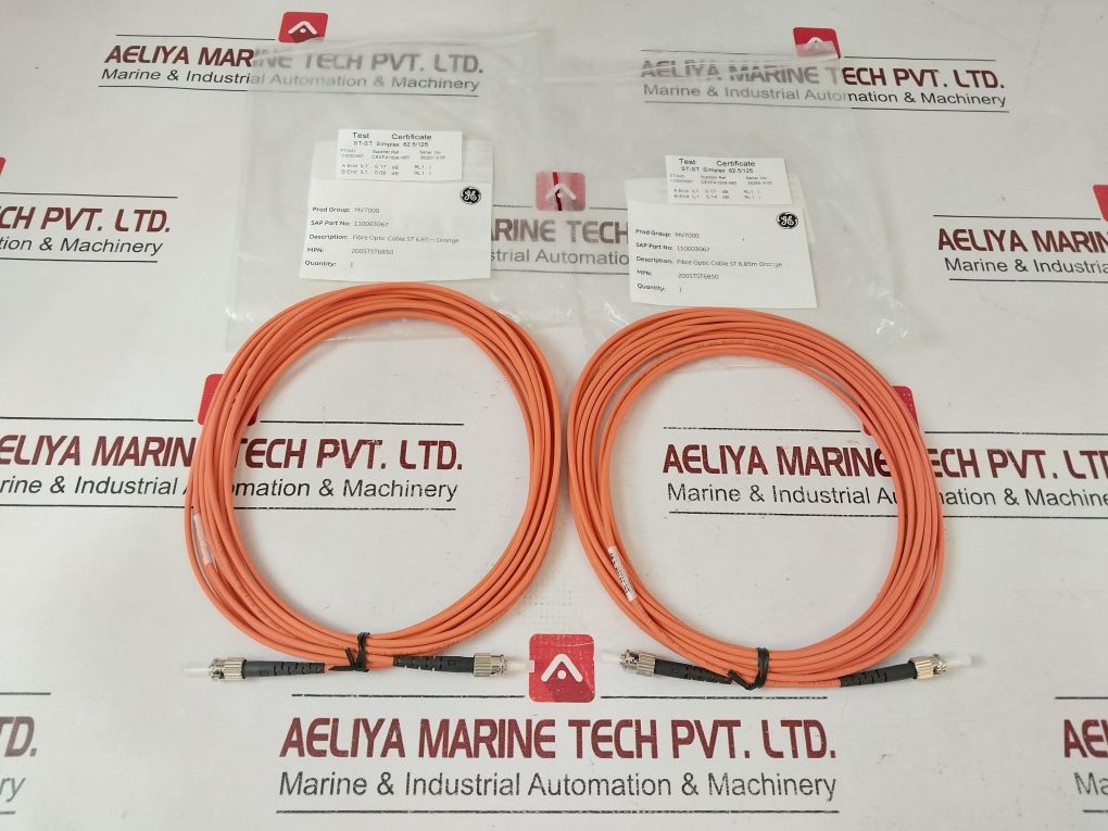 Ge Fibre Optic Cable St 6.85M Orange 200Stst6850