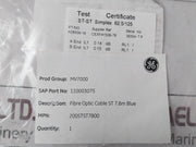 Ge Fibre Optic Cable St 7.8M Blue St-st Simplex 62.5/125