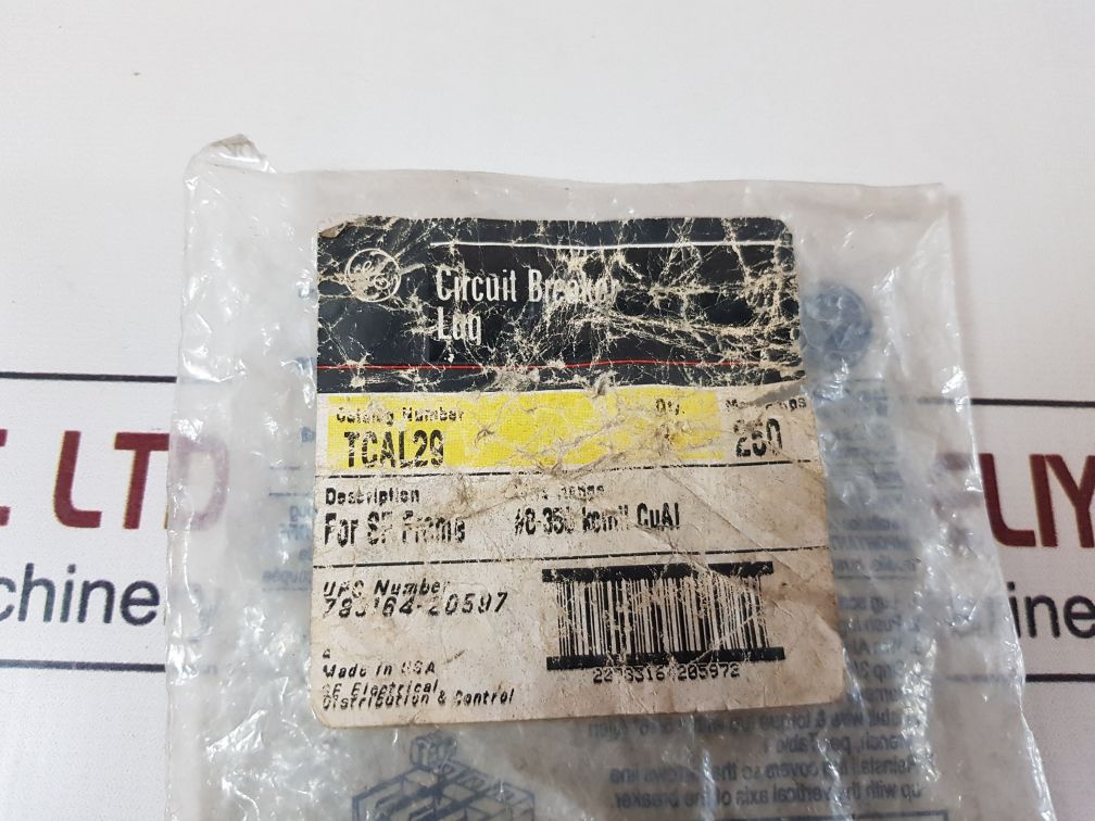 Lot Of 3X Ge Tcal29 Circuit Breaker Lug 250 Max Amps