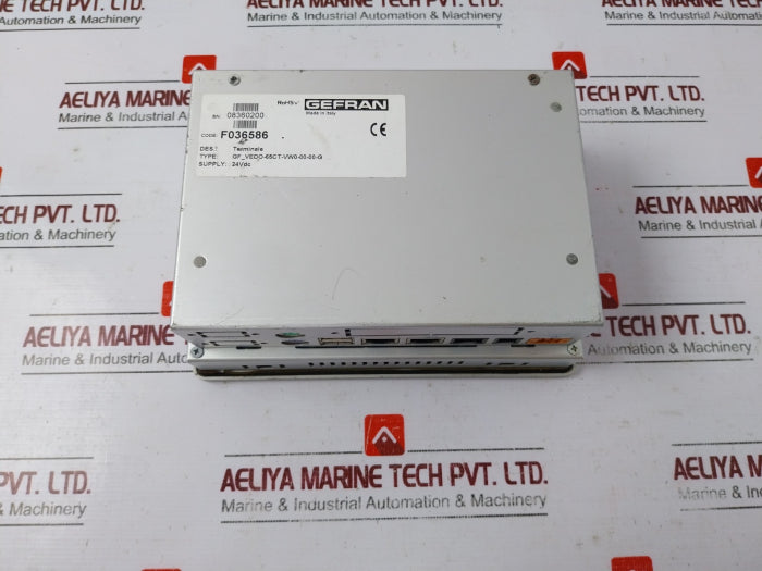 Gefran Gf_Vedo-65Ct-vw0-00-00-g Hmi Supplier Control Unit 24Vdc (Not Working)