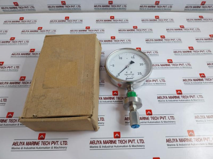 General Bspg-v-u Pressure Gauge Mfdapg25100 0-25 Kg/Cm2 (G) 