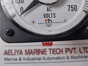 General Electric 50-103021Pzsm2Aaz Ac Voltmeter 150 Vac