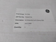 General Electric Wcr38X250 3X33 Ohms 500 Wirewound Resistor