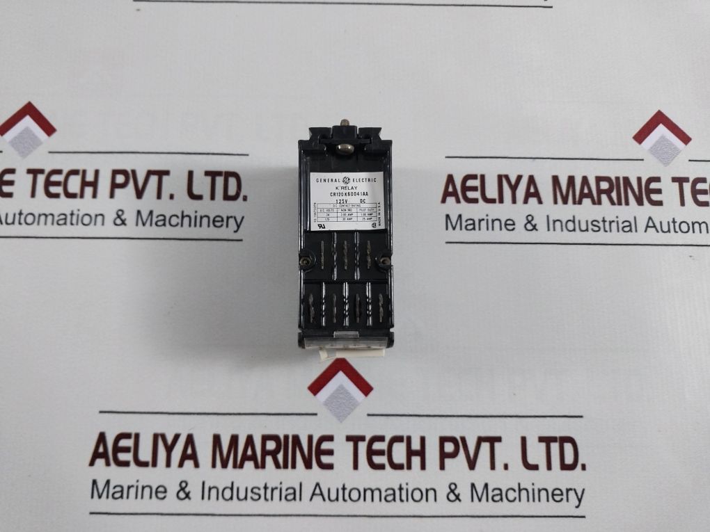 General Electric Cr120K60041Aa K Relay 125V Dc