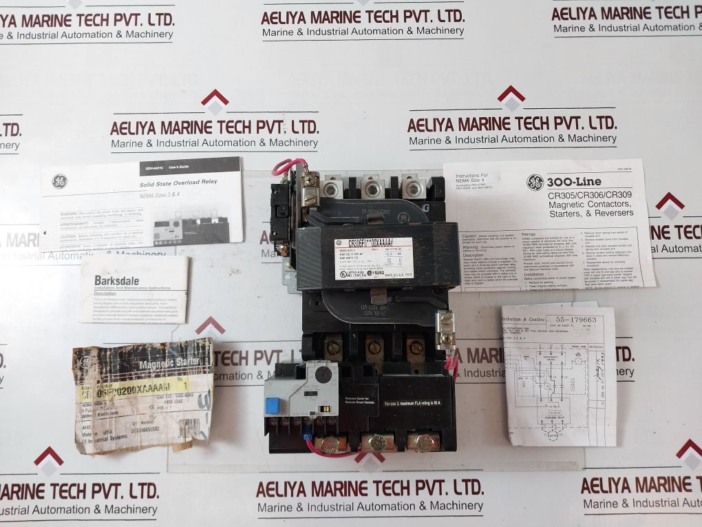 General Electric Cr306F00200Xaaaam Magnetic Starter