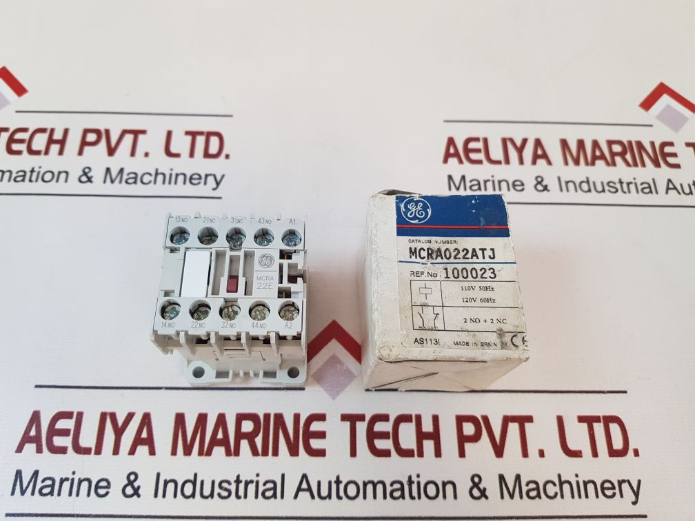 General Electric Mcra022At Auxiliary Relay