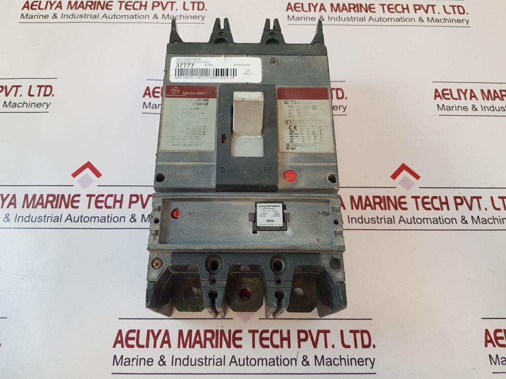 General Electric Sgla36At0600 Current Limiting Circuit Breaker