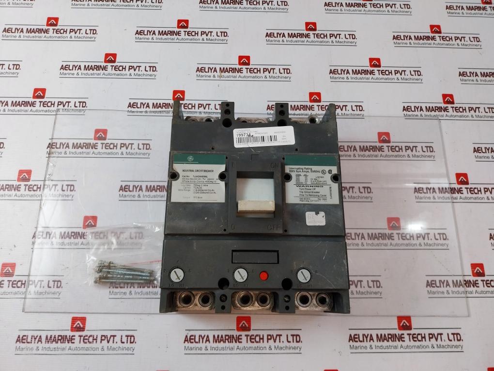 General Electric Tjj436400Wl Industrial Circuit Breaker 3 Pole 400 Amp