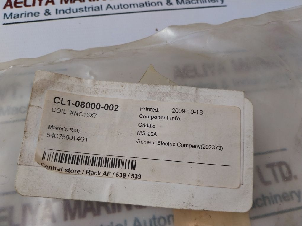 General Electric Xnc13X7 Heating Element 54C750014G1