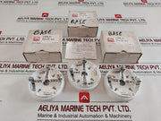 Lot Of 3X Gent 17600-01 Detector Base 7600