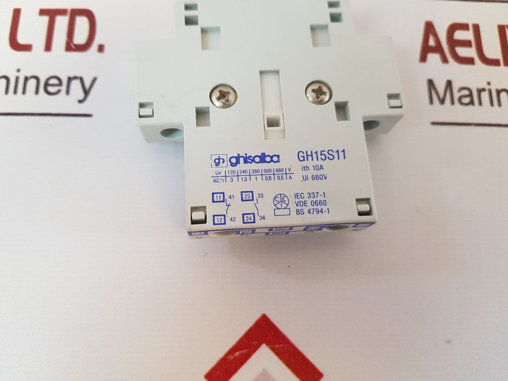 Gh15S11 Ghisalba Gh15S11 Auxiliary Contact – Aeliya Marine