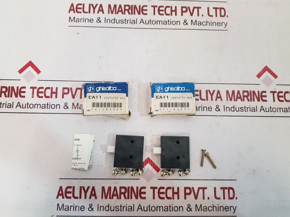 Ghisalba Ea11 Auxiliary Contact Block 4118305