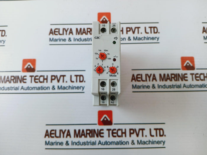 Gic 2A5Dt5 Multifuntion Timer 0.1S-10H 24-240 Vac/Dc 50/60Hz