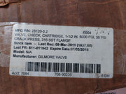 Gilmore 25120-0.2 Check Valve Cartridge Rev 01 4793590 7084 708-90235 8 Oh I007