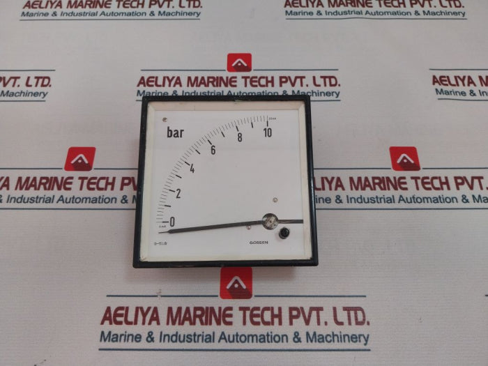 Gossen 0-10 Bar Analog Panel Meter 4-20 Ma