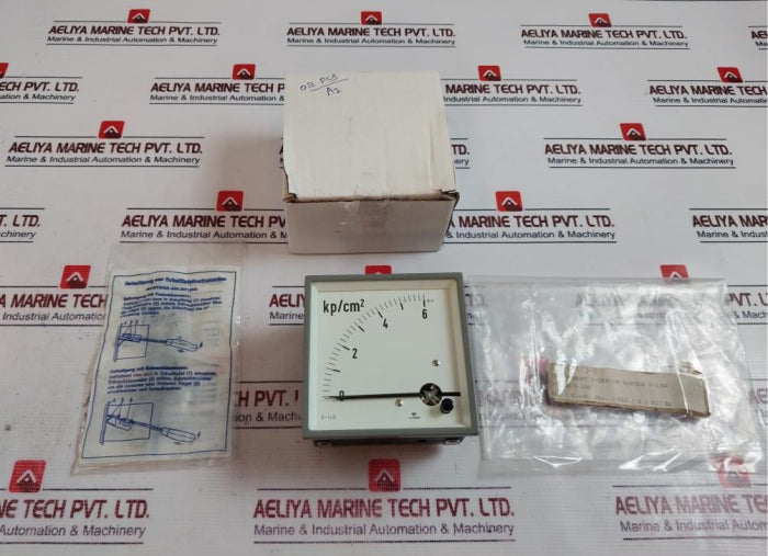 Gossen 0-6 Kp/Cm2 Pressure Instrument 10V/0-10V Det-04073-5