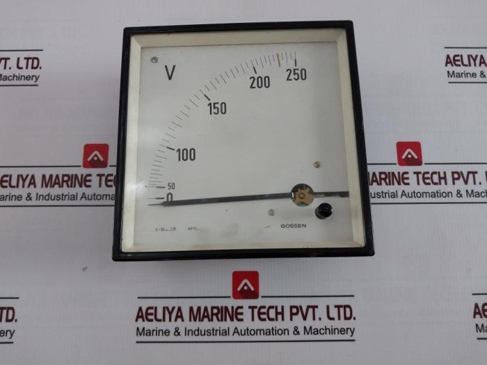 Gossen Analog Voltmeter 0-50/250V 45°C