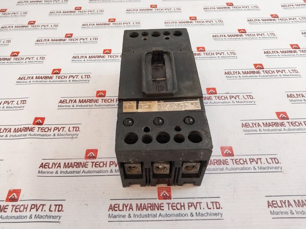 Gould Fj3-b175 Circuit Breaker 3 Pole 125/250 Vdc 600 Vac