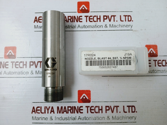 Graco 17R024 Nozzle Blast #4 Sst 3/4 Npsm J19A