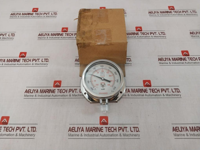 Grainger En 837-3 Diaphragm Pressure Gauge -100 To 300Millibar -1000 To 3000Mmwc