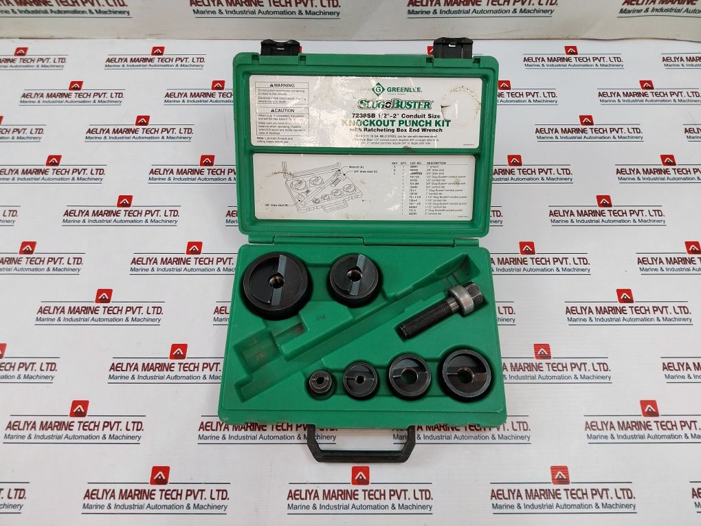Greenlee 7238Sb Slug Buster Knockout Punch Set (Incomplete)