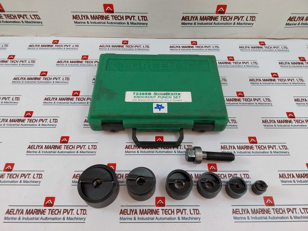 Greenlee 7238Sb Slug Buster Knockout Punch Set (Incomplete)