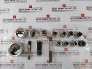 Greenlee 7506 Slug Splitter Hydraulic Knockout Punch Set Rev.2 6,500 Psi