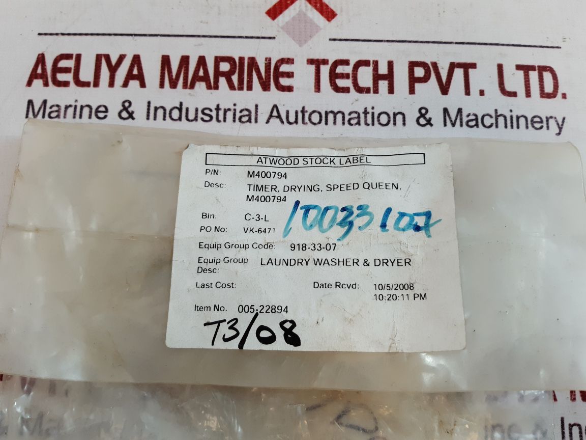 Greenwald 15-1000-2 Speed Queen Drying Timer M400794