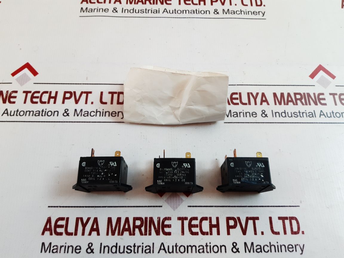 Set of 3x Guardian electric 1735q series coil 12v dc