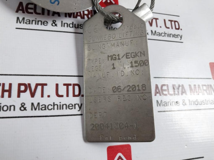 Gunnebo Mg1/Egkn 1-leg Branch Lifting Sling