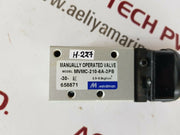 Mindman mvmc-210-6a-3pb manually operated valve