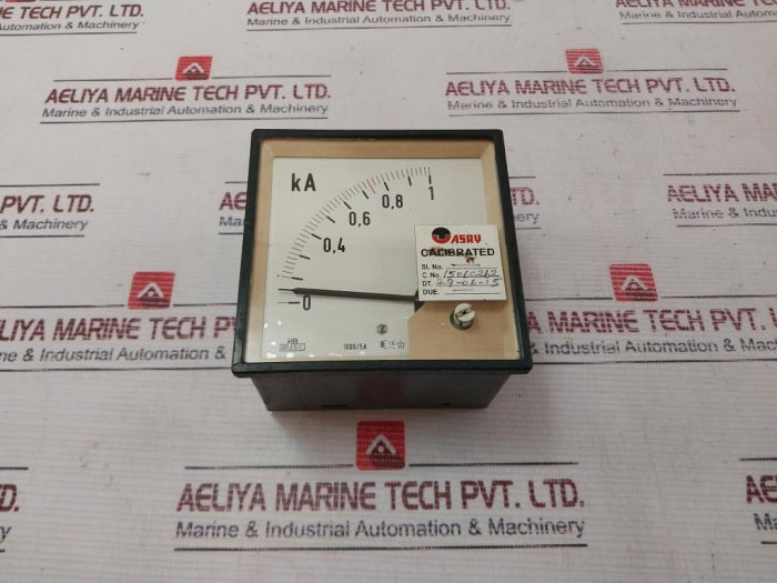 H&B 0-1 Ka Kiloamp Meter 1000/5A