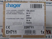 Hager Eh711 Time Switch 24H